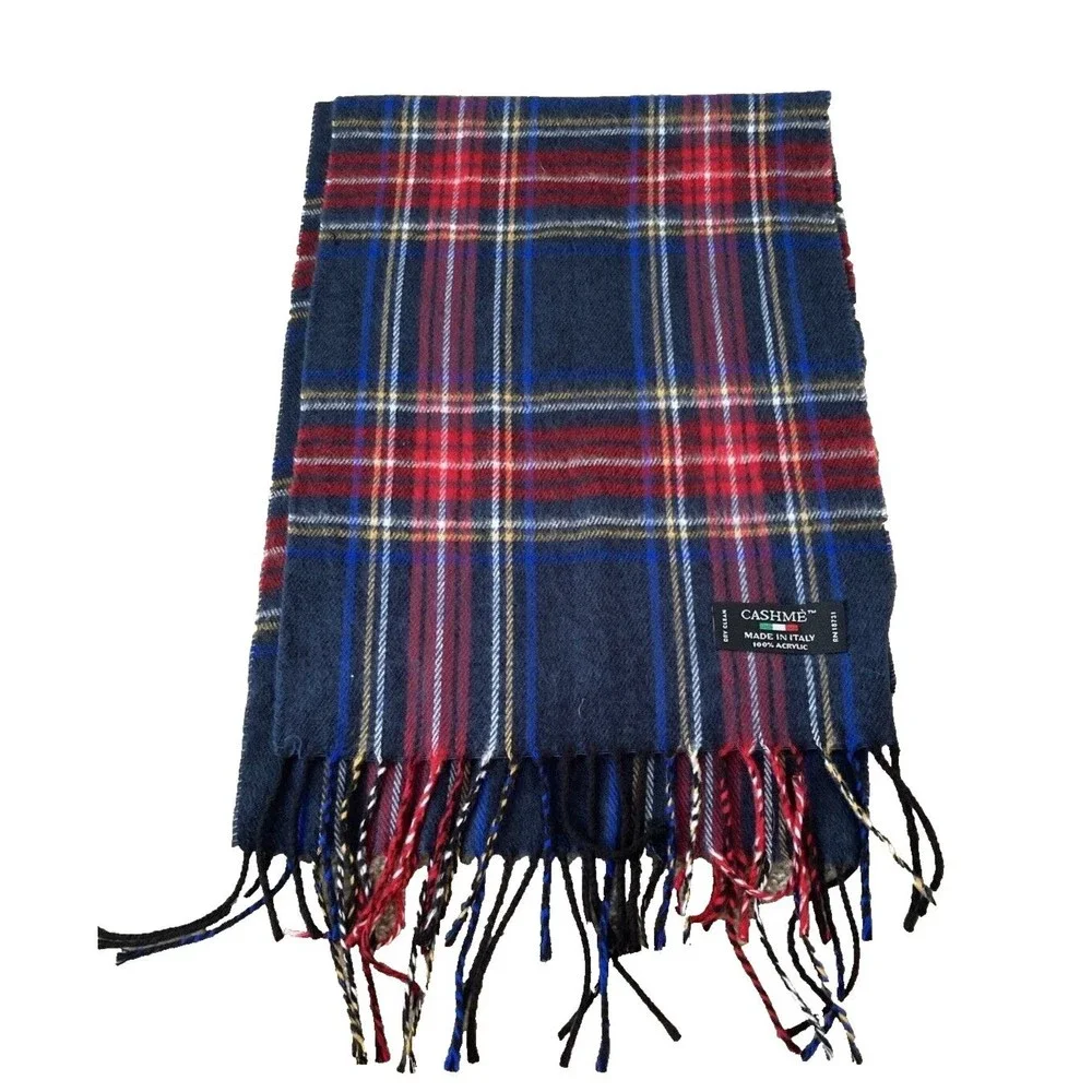 Cashme Plaid Scarf 60